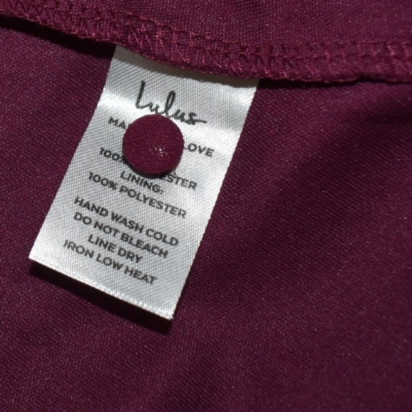 Lulu's Deep Burgundy Long Sleeve Dress - Picture 4 of 9